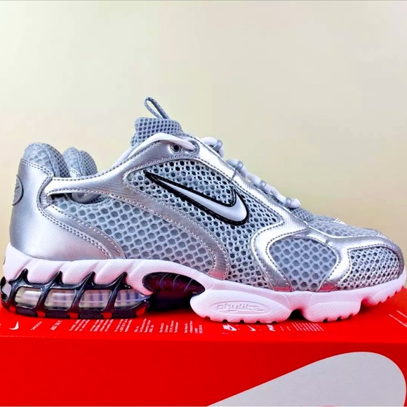 🧭🍴🥄 Nike Air Zoom Spiridon Cage 2 Metallic Silver 🥄🍴🧭